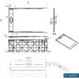 STANO - Receveur de douche 90 x 160 cm extra plat gris LUCIA en SoliCast® surface ardoisée - vignette