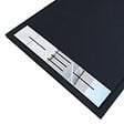 STANO - Receveur de douche 80 x 120 cm extra plat noir LUCIA en SoliCast® surface ardoisée - vignette