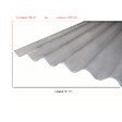 MCCOVER - Lot 2 plaques polycarbonate ondulées alvéolaire GO 177/51 mm + 2 kits de fixation Translucide, l.92cm, L.200 cm - vignette