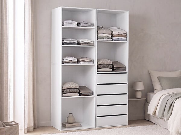 HABITAT ET JARDIN - Kit dressing " Opéra " modulable - 2 éléments - Blanc - large