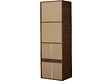 HABITAT ET JARDIN - Kit dressing " Opéra " modulable - 2 éléments - Marron - vignette
