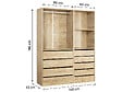 HABITAT ET JARDIN - Kit dressing " Opéra " modulable - 2 éléments - Beige - vignette