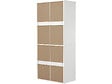 HABITAT ET JARDIN - Kit dressing " Opéra " modulable - 2 éléments - Blanc - vignette