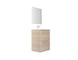 VIF - Set 2 tiroirs U MDF mélaminé - Bois clair - 50x35x18cm - vignette