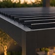 CONCEPT USINE - Pergola bioclimatique double 3x6 m noire PAROS - vignette