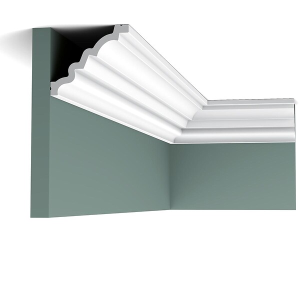 ORAC DECOR - C326 MANOIR corniche plafond Orac Decor - 9,0x10,5x200cm (h x p x L) - moulure décorative polyuréthane Carton 8 pièces - large