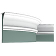 ORAC DECOR - Corniche Flexible Cotswold Au Design Linéaire C339f - L200 X H14,1 X L6,4 - Orac Decor - vignette