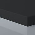 STANO - Receveur de douche 70 x 120 cm extra plat PURE en résine surface ardoisée noir Grille noire - vignette