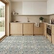 RO'MA NATURE - Carrelage Vintage Bleu Leptis 45x45x0,95 cm Camoria - Sol et mur intérieur (vendu par carton de 1 m²) - vignette