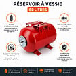 GT MARKET - Réservoir pression à vessie horizontal - 50 litres - vignette