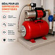 GT MARKET - Réservoir pression à vessie horizontal - 24 litres - vignette