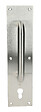 HERACLES - Poignée sur plaque tirage clé I inox brossé - HERACLES - B-INOX-PT902 - vignette