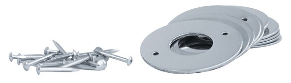 HERACLES - Rosace de gaine diamètre 36mm en sachet de 10 inox brossé - HERACLES - B-INOX-15 - large