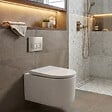 SWISS AQUA TECHNOLOGIES - WC suspendu sans bride Vortex et fixations invisibles, abattant frein de chute (SAT72010RTORP) - vignette