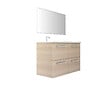 VIF - Set 2 tiroirs MDF mélaminé - Bois clair - 50x45x18cm - vignette