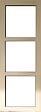 GD MENUISERIES - Porte Coulissante bois Ayous Vitrage transparent H204 x L83 cm - vignette