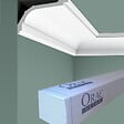 ORAC DECOR - C220 Corniche plafond Orac Decor - 7,5x11,5x200cm (h x p x L) - moulure décorative polyuréthane Carton complet - vignette