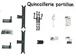 GD MENUISERIES - Portillon En Bois Plein L1m x H1,60/1,80 m - vignette