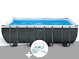 INTEX - Kit piscine tubulaire Intex Ultra XTR Frame rectangulaire 5,49 x 2,74 x 1,32 m + Kit d'entretien - vignette