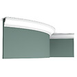 ORAC DECOR - Corniche Flexible Fine Avec Motif Linéaire C230f - L200 X H2,9 X L2,9 - Orac Decor - vignette