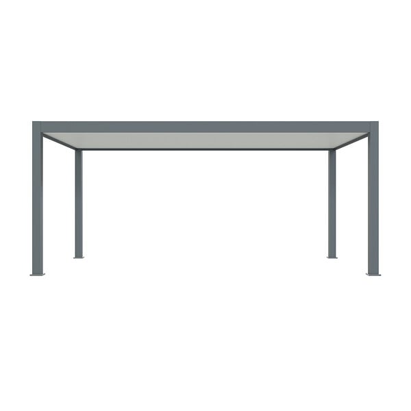 DIRECT-ABRIS - Carport Aluminium 330 x 563 cm PRESTON - 18 m2 - Hauteur : 255 - 1 Voiture - Abri Voiture Autoportant - Sans Déclaration Travaux - large