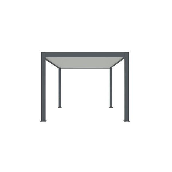 DIRECT-ABRIS - Carport Aluminium 330 x 563 cm PRESTON - 18 m2 - Hauteur : 255 - 1 Voiture - Abri Voiture Autoportant - Sans Déclaration Travaux - large