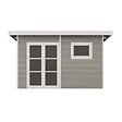 DIRECT-ABRIS - Abri de Jardin Composite ALMA - 15m2 Gris clair - Cabane de Jardin - vignette