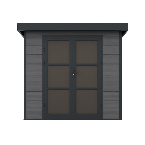 DIRECT-ABRIS - Abri de Jardin Composite ALMA - 5m2 - Gris - Cabane de jardin - large
