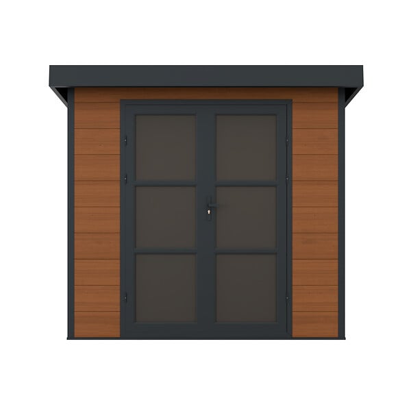 DIRECT-ABRIS - Abri de Jardin Composite ALMA - 5m2 - Brun - Cabane de jardin - large