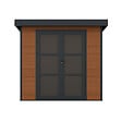 DIRECT-ABRIS - Abri de Jardin Composite ALMA - 5m2 - Brun - Cabane de jardin - vignette