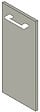 VIF - Porte en MDF - Gris clair - 70x45x1,8cm - vignette