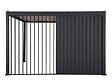 HESPERIDE - Persienne verticale pour pergola Evora côté 4 m Graphite - Hespéride - vignette