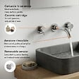 KIAMAMI VALENTINA - Mitigeur Pour Lavabo Mural Chromé | Fassa - vignette