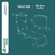 VOUNOT - Transat pare soleil Lot de 2 pcs Noir - vignette