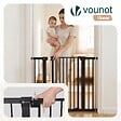 VOUNOT - Barriere de securite a pression sans percage Largeur 103-110cm Metal noir - vignette