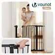 VOUNOT - Barriere de securite a pression sans percage Largeur 89-96cm Metal noir - vignette