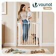 VOUNOT - Barriere de securite a pression sans percage Largeur 75-82cm Metal blanc - vignette