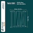 VOUNOT - Barriere de securite a pression sans percage Largeur 75-82cm Metal blanc - vignette