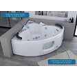 DISTRIBAIN - Baignoire balnéo Corleone 48 jets Whirlpool - vignette
