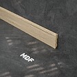 TECNOPROFILS - Plinthe MDF 2 m - Chêne Naturel - Lot de 5 - 70 x 10 mm - vignette