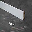 TECNOPROFILS - Plinthe MDF 2 m - Pin blanc - Lot de 5 - 100 x 10 mm - vignette