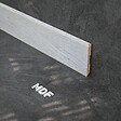 TECNOPROFILS - Plinthe MDF 2 m - Chêne Cendré - Lot de 5 - 100 x 10 mm - vignette