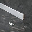TECNOPROFILS - Plinthe MDF 2 m - Pin blanc - Lot de 5 - 70 x 10 mm - vignette