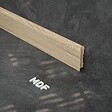 TECNOPROFILS - Plinthe MDF 2 m - Chêne Naturel - Lot de 5 - 80 x 14 mm - vignette