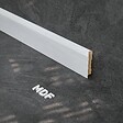 TECNOPROFILS - Plinthe MDF 2 m - Pin blanc - Lot de 5 - 80 x 14 mm - vignette
