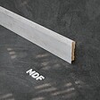 TECNOPROFILS - Plinthe MDF 2 m - Frêne Clair - Lot de 5 - 80 x 14 mm - vignette
