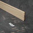 TECNOPROFILS - Plinthe MDF 2 m - Chêne Naturel - Lot de 5 - 100 x 10 mm - vignette