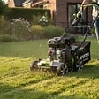VITO - Scarificateur Thermique 5,4 CV – Scarificateur & Démousseur Pelouse 2000 m², Largeur 40cm, Réglable, Bac 45L VITO - vignette