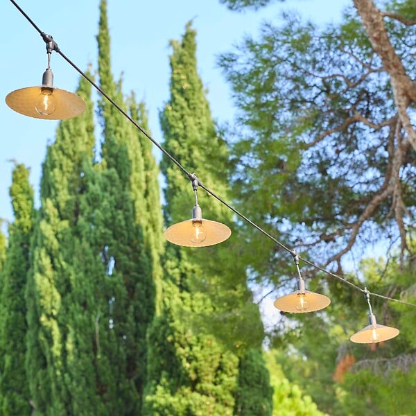 LUMISKY - Guirlande solaire MINI VINTY HYBRID 10 ampoules 6M - large