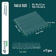 VOUNOT - Lot de 11 dalles clipsables exterieures 30x30cm en Composite WPC Gris - vignette